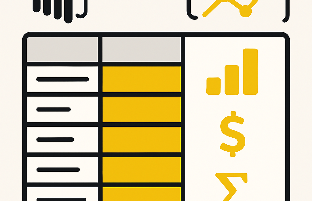 A clean and modern Power BI themed visual showing a matrix with a single column containing multiple